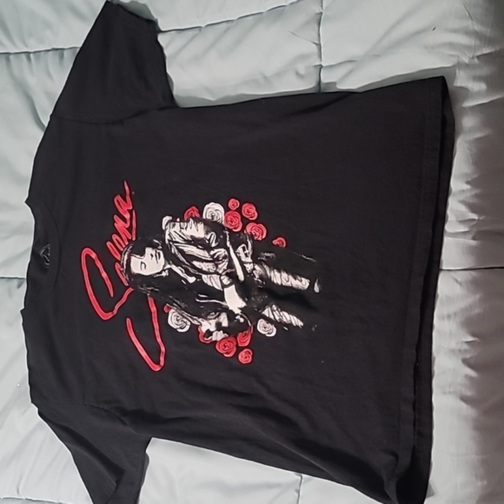SALENA Official Merch Black Tee Men's M‎ Good Condition